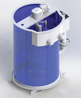 Disk-type-sludge-thickener