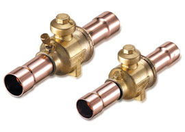 Refrigerant-ball-valves