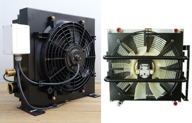 Heavy-construction-equipment-engine-cooling-module-&-Hydraulic-oil-cooler-complete