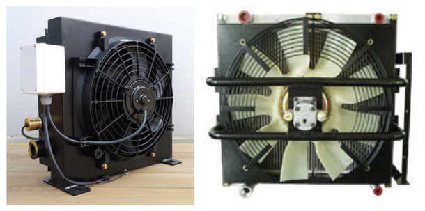 Heavy-construction-equipment-engine-cooling-module-&-Hydraulic-oil-cooler-complete