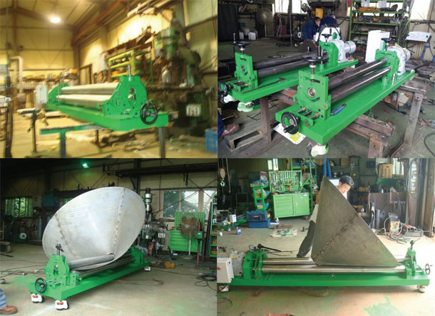 Roll-bending-machine