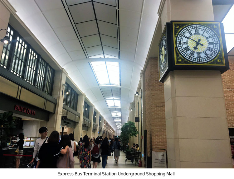 Goto Mall (Gangnam Terminal Underground Shopping Center) and Famille Station