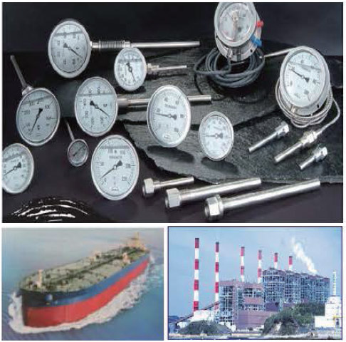 Bimetallic High-Temperature Thermometer