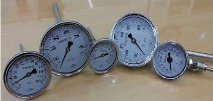 Bimetallic High-Temperature Thermometer